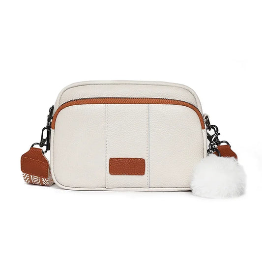 Maeve Refined Leather Shoulder Bag