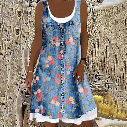 Lynor™ | Soft & Elegant Denim Dress
