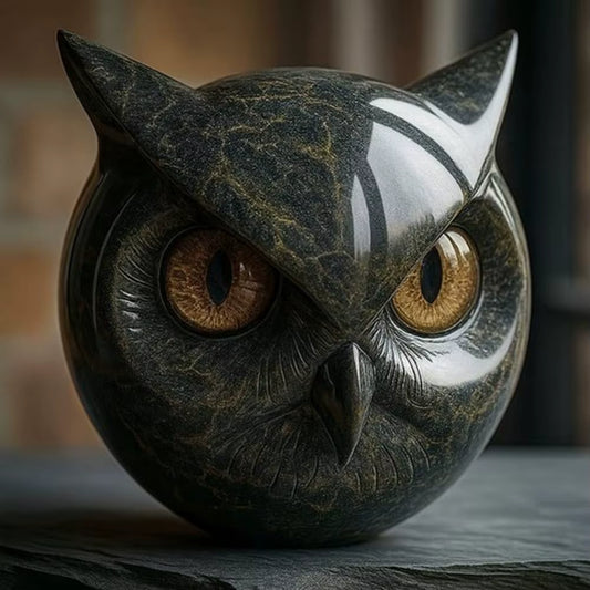 Mystical™ | Elegant Owl Head Decor