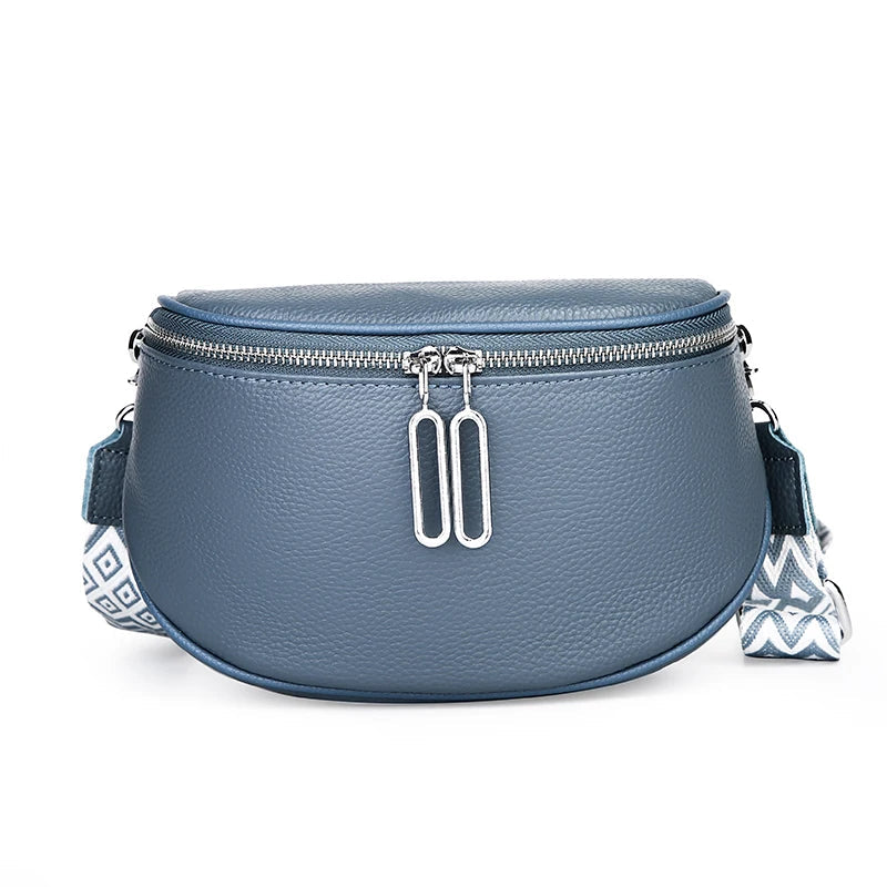 Indie Refined Leather Shoulder Bag – Premium Soft Leather Adjustable Strap