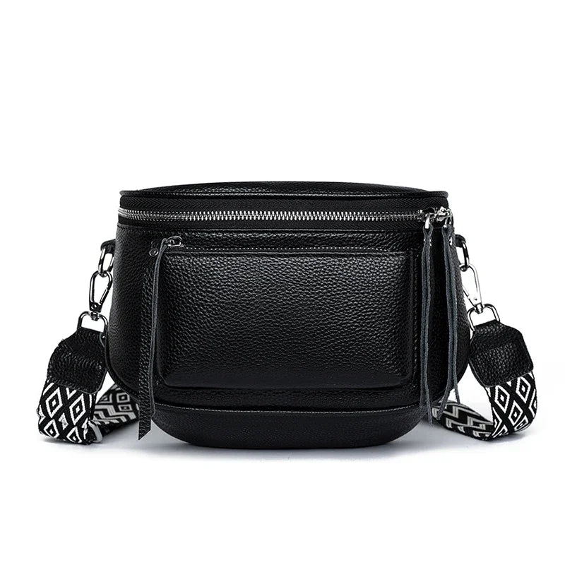 Elsie Refined Leather Shoulder Bag – Elegant Adjustable Multi‑Colour Design