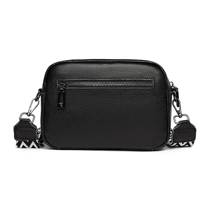 Josie Refined Leather Shoulder Bag – Elegant Adjustable Carry