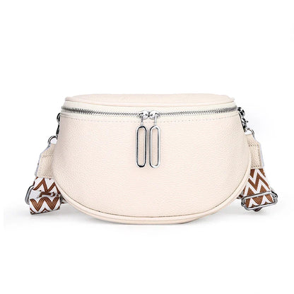 Indie Refined Leather Shoulder Bag – Premium Soft Leather Adjustable Strap