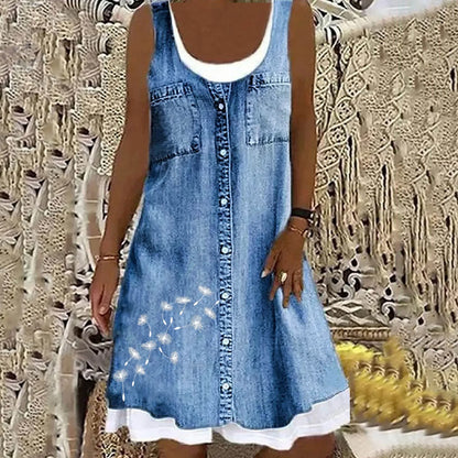 Lynor™ | Soft & Elegant Denim Dress
