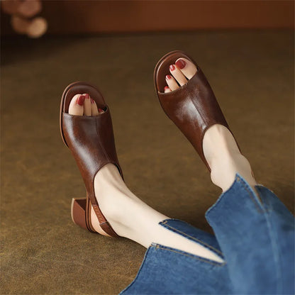 Chunky Heels Sandals