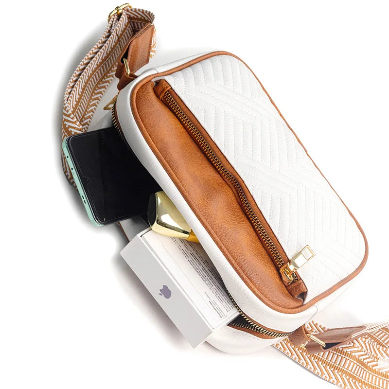 Ariana Premium Refined Leather Adjustable Shoulder Bag – Elegant Everyday Carry