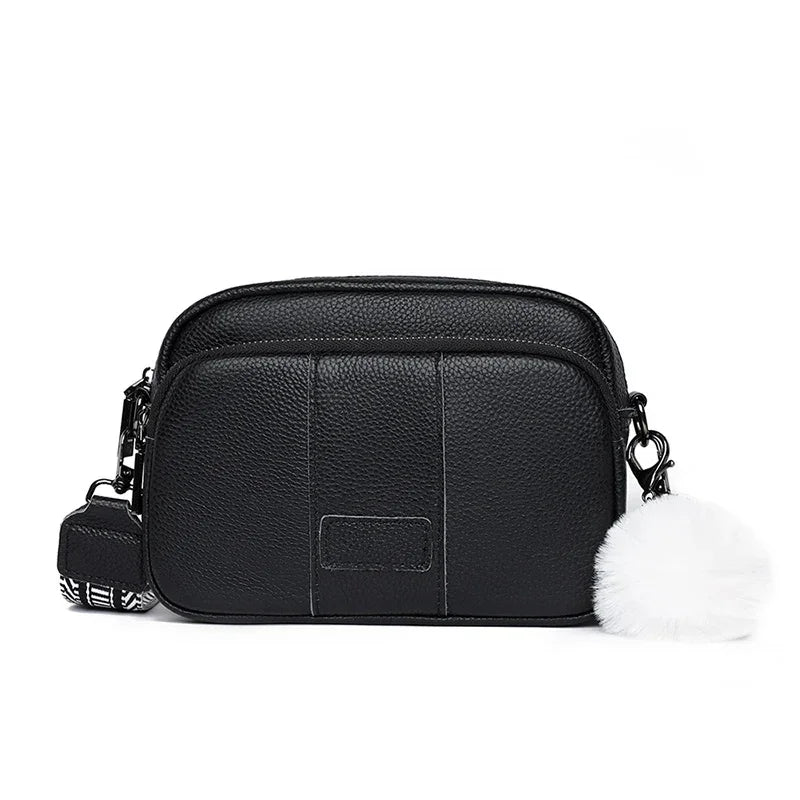 Maeve Refined Leather Shoulder Bag