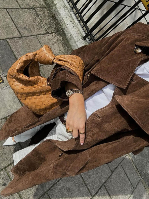 NEWPORT RESERVE I Cordula Suede Trench Coat