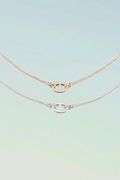 Isla Marina Necklace | White Gold 18k