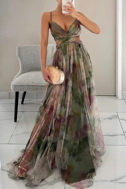 Gaia™ | Long Floral and Romantic Dress