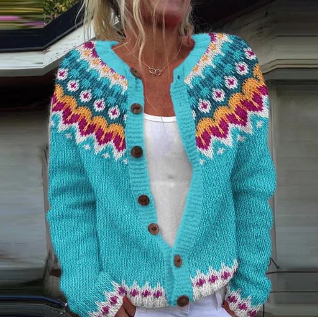 Liorra Playful Spring Vest – Light Blue, Green, Pink