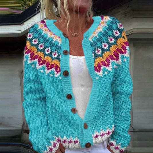 Liorra Playful Spring Vest – Light Blue, Green, Pink