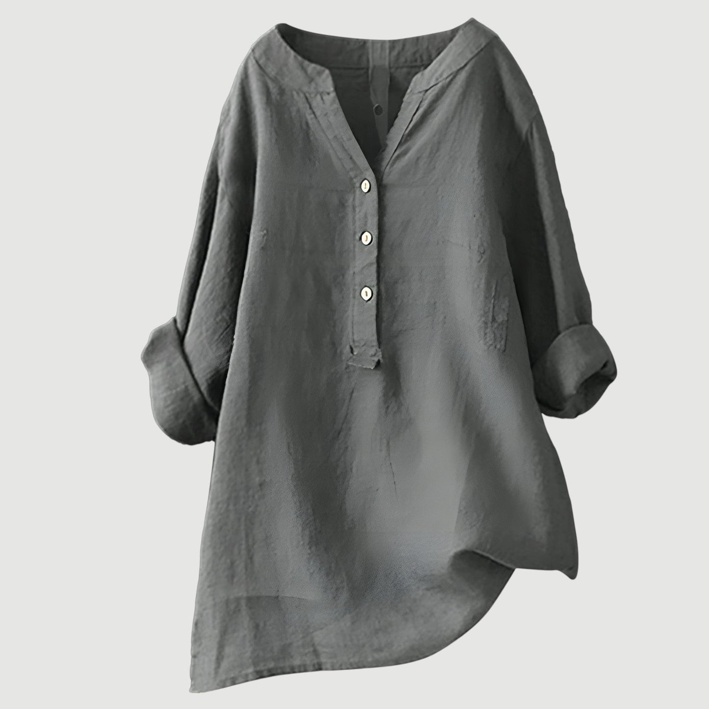 Freja™ – Airy and Comfortable Button-Up Linen Shirt