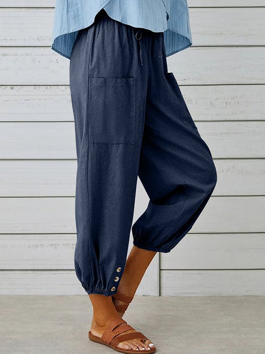 Nora - Lightweight Linen Trousers