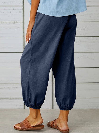 Nora - Lightweight Linen Trousers