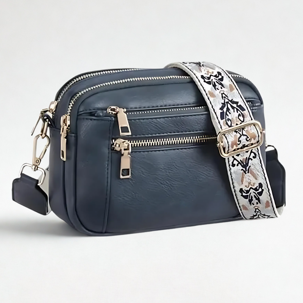 Edith Refined Leather Shoulder Bag – Soft Premium Leather, Adjustable Strap
