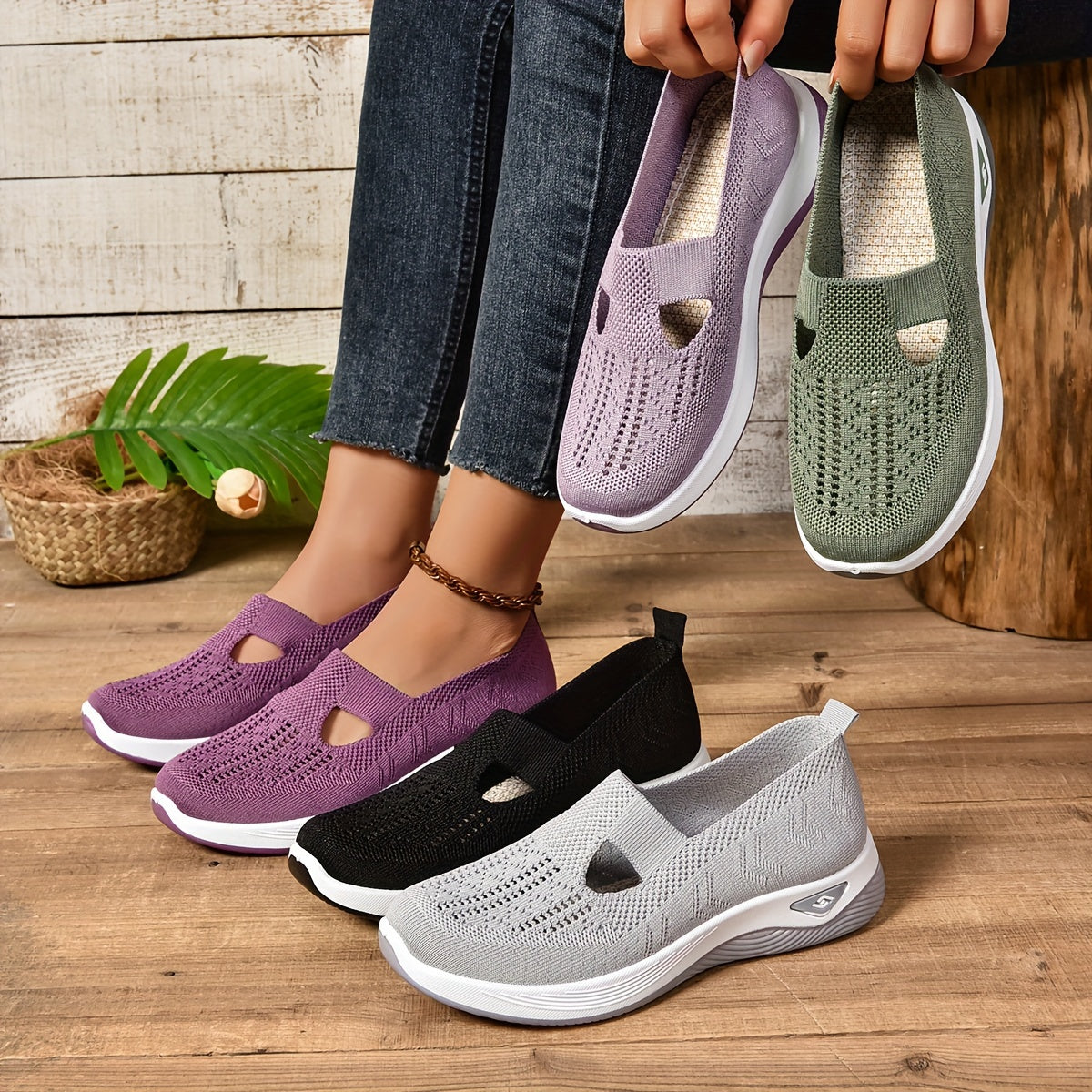 Carry Orthopaedic Slip-On Shoes for Women – Cushioned Gel Support