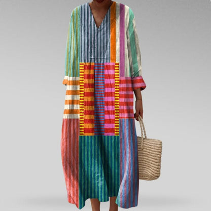 Boho Maxi Dress – Bold Patterns, Effortless Comfort