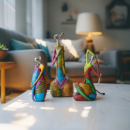 Abstract Colorful Woman
