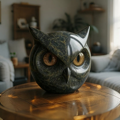Mystical™ | Elegant Owl Head Decor