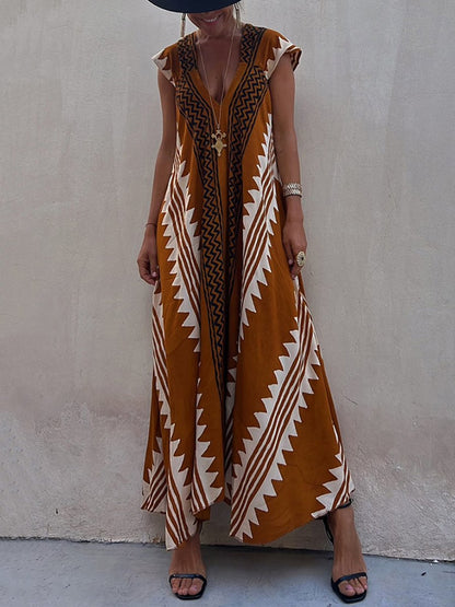 Boho™ | Sleeveless V-neck Dress