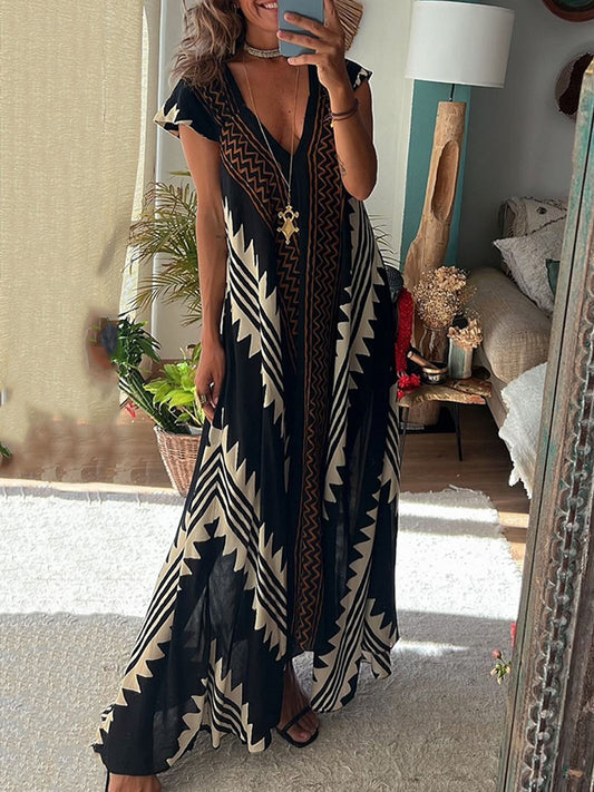 Boho™ | Sleeveless V-neck Dress