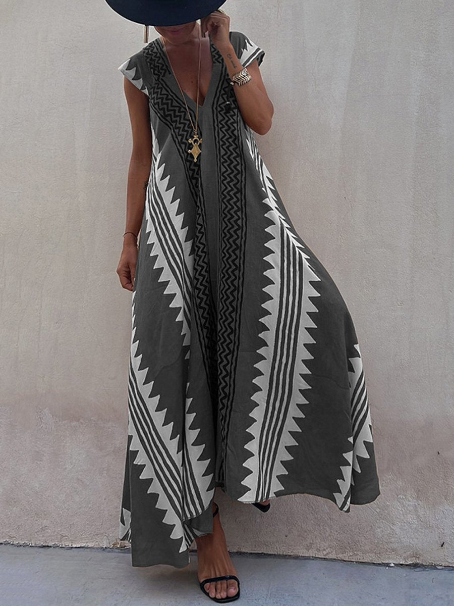 Boho™ | Sleeveless V-neck Dress