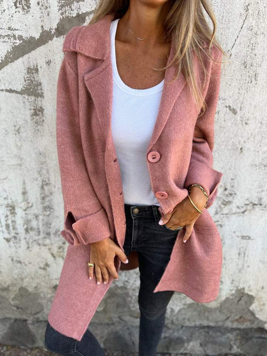 Isabella Trendy Women's Wool-Blend Coat Elegant Warmth Versatile