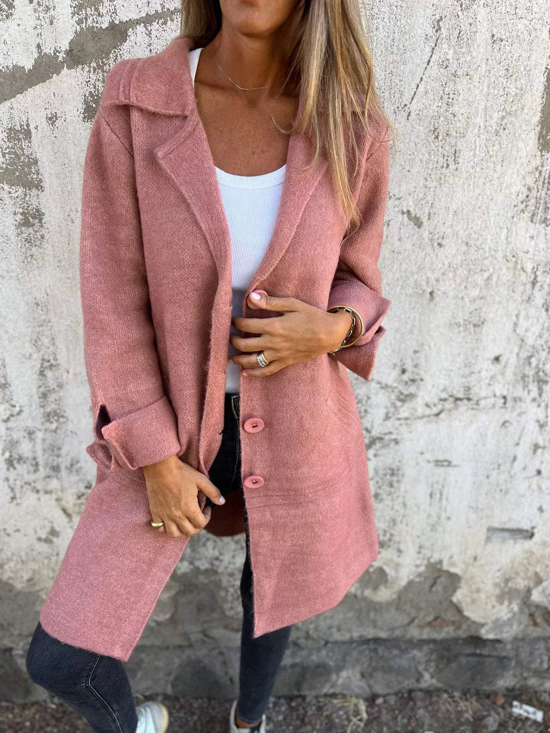 Isabella Trendy Women's Wool-Blend Coat Elegant Warmth Versatile