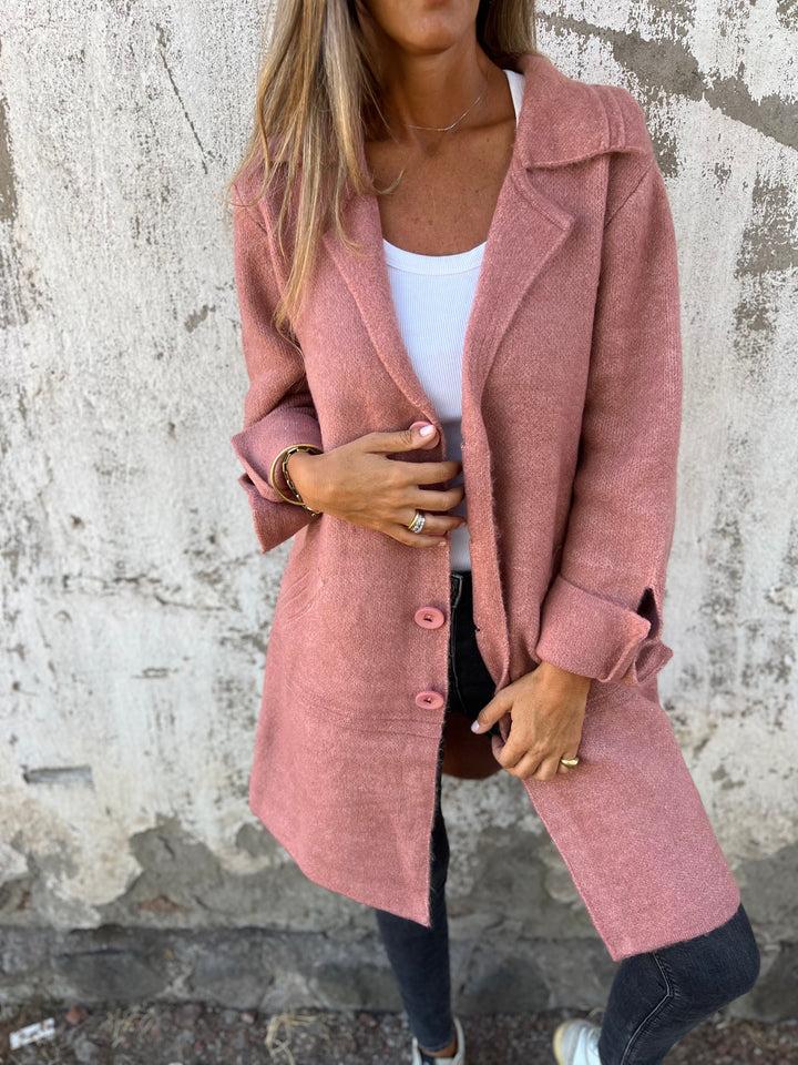 Isabella Trendy Women's Wool-Blend Coat Elegant Warmth Versatile