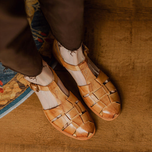Retro Buckle Shoes