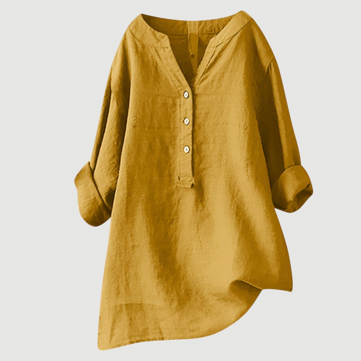 Freja™ – Airy and Comfortable Button-Up Linen Shirt